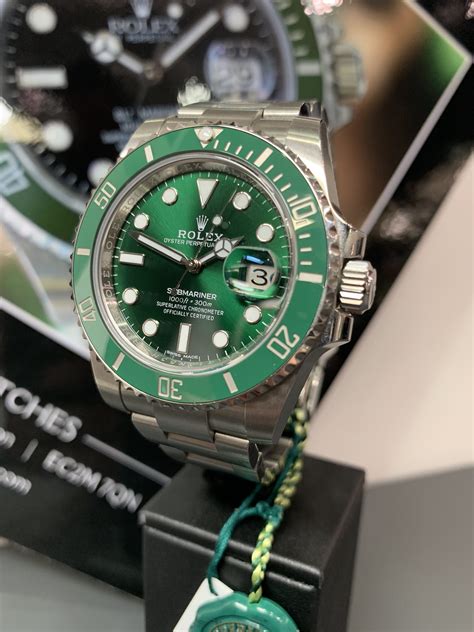 rolex hulk quadrante verde|rolex hulk submariner dial.